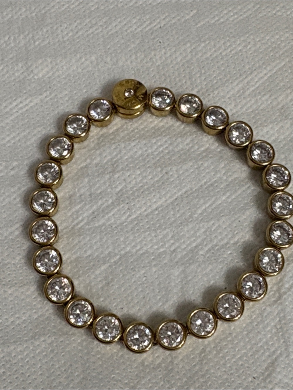 Michael Kors  Crystal Tennis Bracelet with Magnetic Clasp